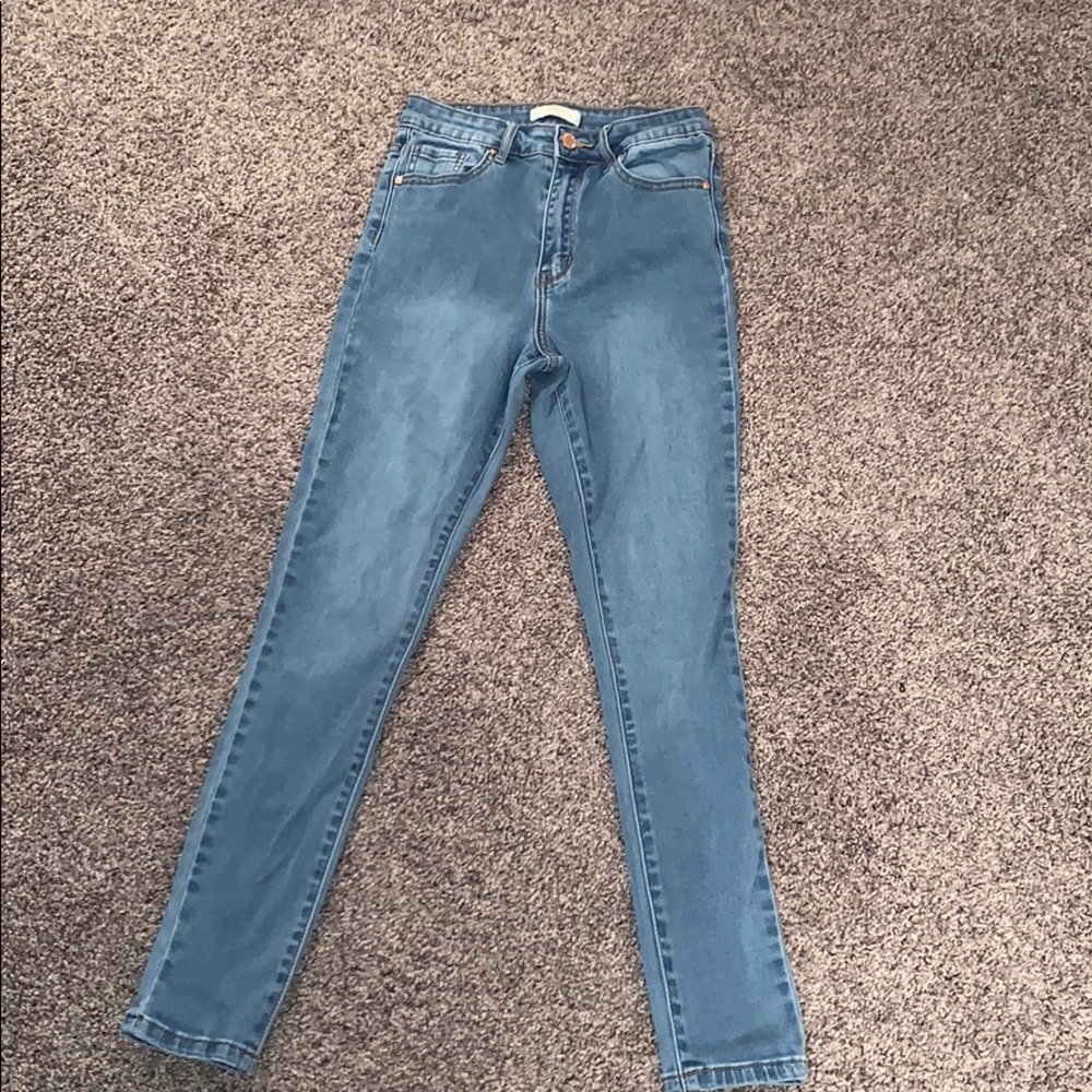 FOREVER 21: High Rise Skinny Jeans